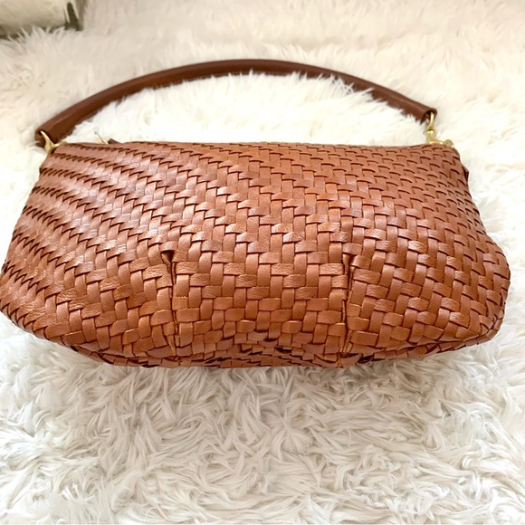 NEW Clare V. Petit Moyen Messenger Bag Woven Leather NWOT - Picture 12 of 16